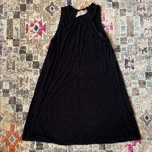 Mossimo Supply Co Black Maxi A-Line Halter Dress